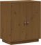 vidaXL - Dressoir - 65,5x40x75 - cm - massief - grenenhout - honingbruin