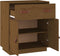 vidaXL - Dressoir - 65,5x40x75 - cm - massief - grenenhout - honingbruin