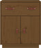 vidaXL - Dressoir - 65,5x40x75 - cm - massief - grenenhout - honingbruin