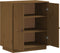vidaXL - Dressoir - 65,5x40x75 - cm - massief - grenenhout - honingbruin