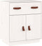 vidaXL - Dressoir - 65,5x40x75 - cm - massief - grenenhout - wit