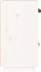 vidaXL - Dressoir - 65,5x40x75 - cm - massief - grenenhout - wit