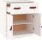 vidaXL - Dressoir - 65,5x40x75 - cm - massief - grenenhout - wit