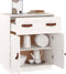 vidaXL - Dressoir - 65,5x40x75 - cm - massief - grenenhout - wit