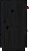 vidaXL - Dressoir - 65,5x40x75 - cm - massief - grenenhout - zwart