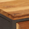 vidaXL - Dressoir - 65x30x70 - cm - gerecycled - teakhout - en - staal