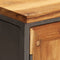 vidaXL - Dressoir - 65x30x70 - cm - gerecycled - teakhout - en - staal