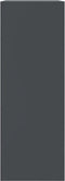 vidaXL - Dressoir - 67x39x107 - cm - staal - antracietkleurig