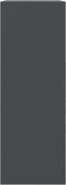 vidaXL - Dressoir - 67x39x107 - cm - staal - antracietkleurig