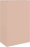 vidaXL - Dressoir - 67x39x107 - cm - staal - roze