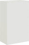 vidaXL - Dressoir - 67x39x107 - cm - staal - wit