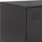 vidaXL - Dressoir - 67x39x107 - cm - staal - zwart