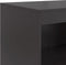 vidaXL - Dressoir - 67x39x107 - cm - staal - zwart