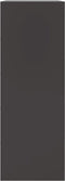 vidaXL - Dressoir - 67x39x107 - cm - staal - zwart