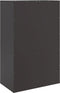 vidaXL - Dressoir - 67x39x107 - cm - staal - zwart