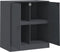 vidaXL - Dressoir - 67x39x73 - cm - staal - antracietkleurig