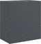 vidaXL - Dressoir - 67x39x73 - cm - staal - antracietkleurig