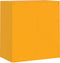 vidaXL - Dressoir - 67x39x73 - cm - staal - mosterdgeel