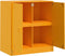 vidaXL - Dressoir - 67x39x73 - cm - staal - mosterdgeel