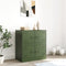 vidaXL - Dressoir - 67x39x73 - cm - staal - olijfgroen
