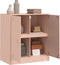 vidaXL - Dressoir - 67x39x73 - cm - staal - roze