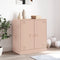 vidaXL - Dressoir - 67x39x73 - cm - staal - roze