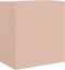 vidaXL - Dressoir - 67x39x73 - cm - staal - roze