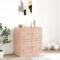 vidaXL - Dressoir - 67x39x73 - cm - staal - roze