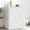 vidaXL - Dressoir - 67x39x73 - cm - staal - wit
