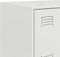 vidaXL - Dressoir - 67x39x73 - cm - staal - wit