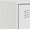 vidaXL - Dressoir - 67x39x73 - cm - staal - wit