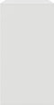 vidaXL - Dressoir - 67x39x73 - cm - staal - wit