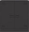 vidaXL - Dressoir - 67x39x73 - cm - staal - zwart