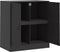 vidaXL - Dressoir - 67x39x73 - cm - staal - zwart