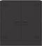vidaXL - Dressoir - 67x39x73 - cm - staal - zwart