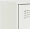 vidaXL - Dressoir - 67x39x83 - cm - staal - wit