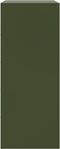 vidaXL - Dressoir - 67x39x95 - cm - staal - olijfgroen