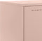 vidaXL - Dressoir - 68,5x38,5x107 - cm - staal - roze