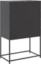 vidaXL - Dressoir - 68,5x38,5x107 - cm - staal - zwart