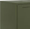 vidaXL - Dressoir - 68,5x38,5x123,5 - cm - staal - olijfgroen