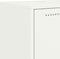 vidaXL - Dressoir - 68,5x38,5x123,5 - cm - staal - wit