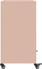 vidaXL - Dressoir - 68,5x39x72 - cm - staal - roze