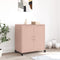 vidaXL - Dressoir - 68,5x39x72 - cm - staal - roze