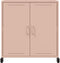 vidaXL - Dressoir - 68,5x39x72 - cm - staal - roze