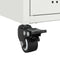 vidaXL - Dressoir - 68,5x39x72 - cm - staal - wit