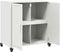 vidaXL - Dressoir - 68,5x39x72 - cm - staal - wit