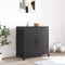 vidaXL - Dressoir - 68,5x39x72 - cm - staal - zwart