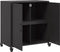 vidaXL - Dressoir - 68,5x39x72 - cm - staal - zwart