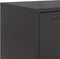 vidaXL - Dressoir - 68,5x39x72 - cm - staal - zwart