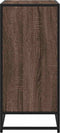 vidaXL - Dressoir - 68x35x76 - cm - bewerkt - hout - bruin - eikenkleur